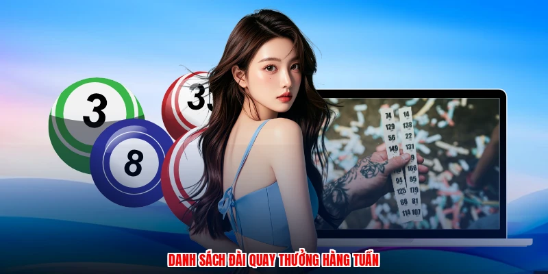 Danh sách đài quay thưởng hàng tuần