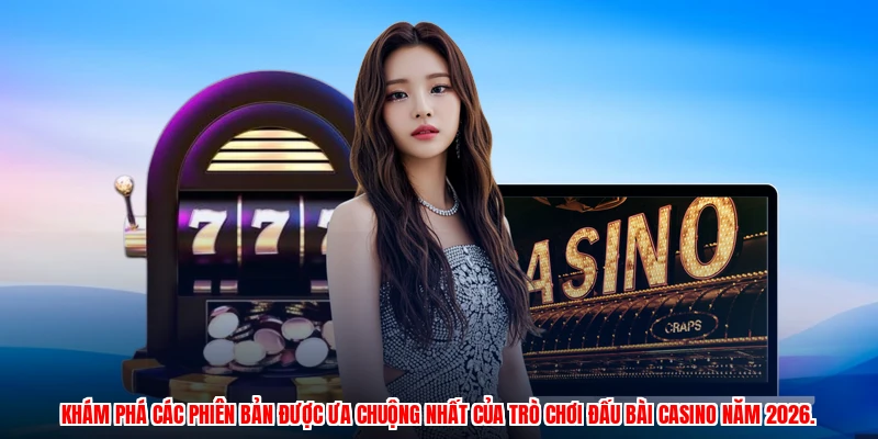 Khám phá các phiên bản được ưa chuộng nhất của trò chơi đấu bài casino năm 2026.