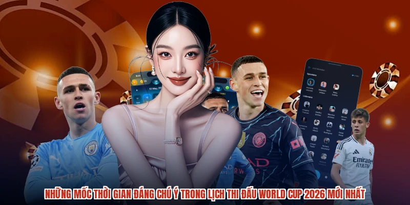 Những mốc thời gian đáng chú ý trong lịch thi đấu World Cup 2026 mới nhất
